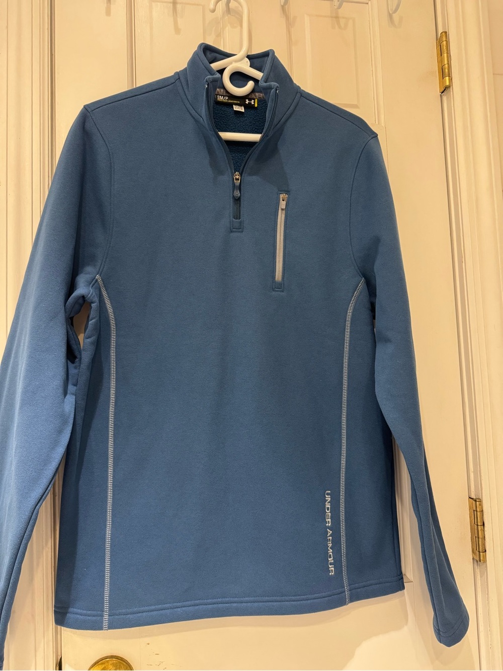 Under Armour Men’s Dusty Blue Quarter-Zip Performance Pullover